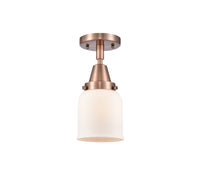 Caden Semi-Flush Mount Satin Nickel 12"