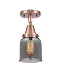 Caden Semi-Flush Mount Satin Nickel 12"
