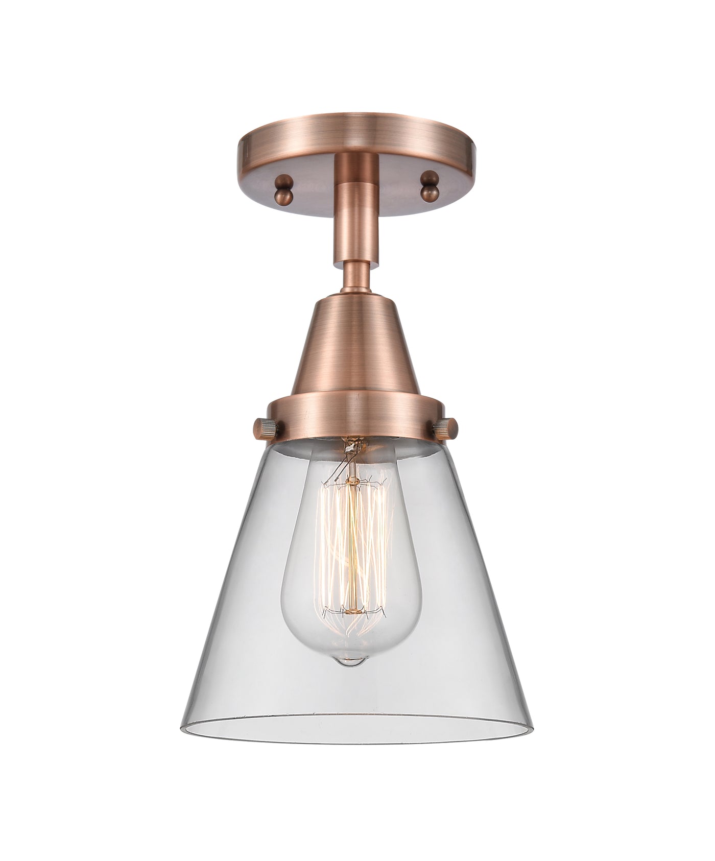 Caden Semi-Flush Mount Brushed Satin Nickel