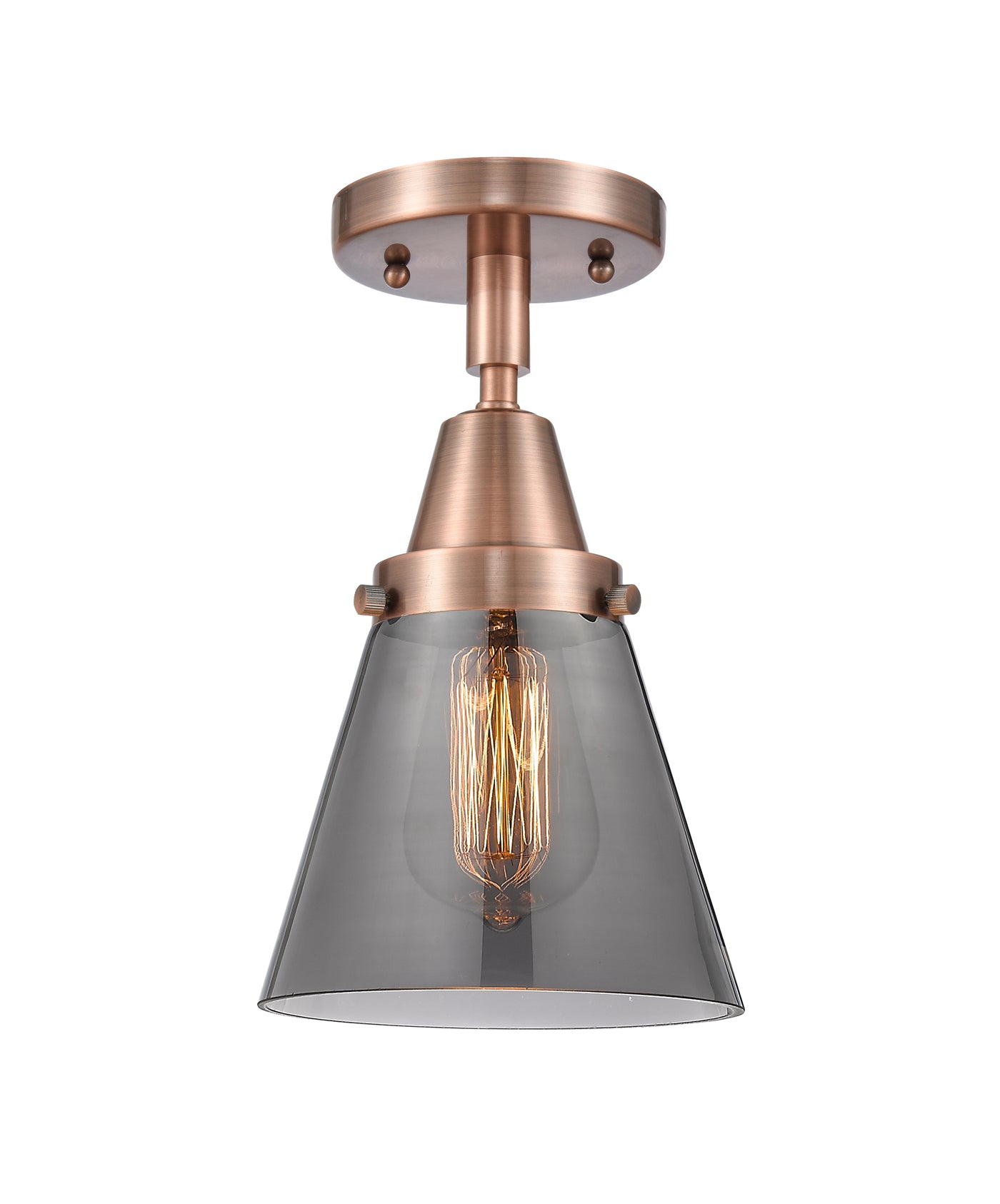 Caden Semi-Flush Mount Brushed Satin Nickel