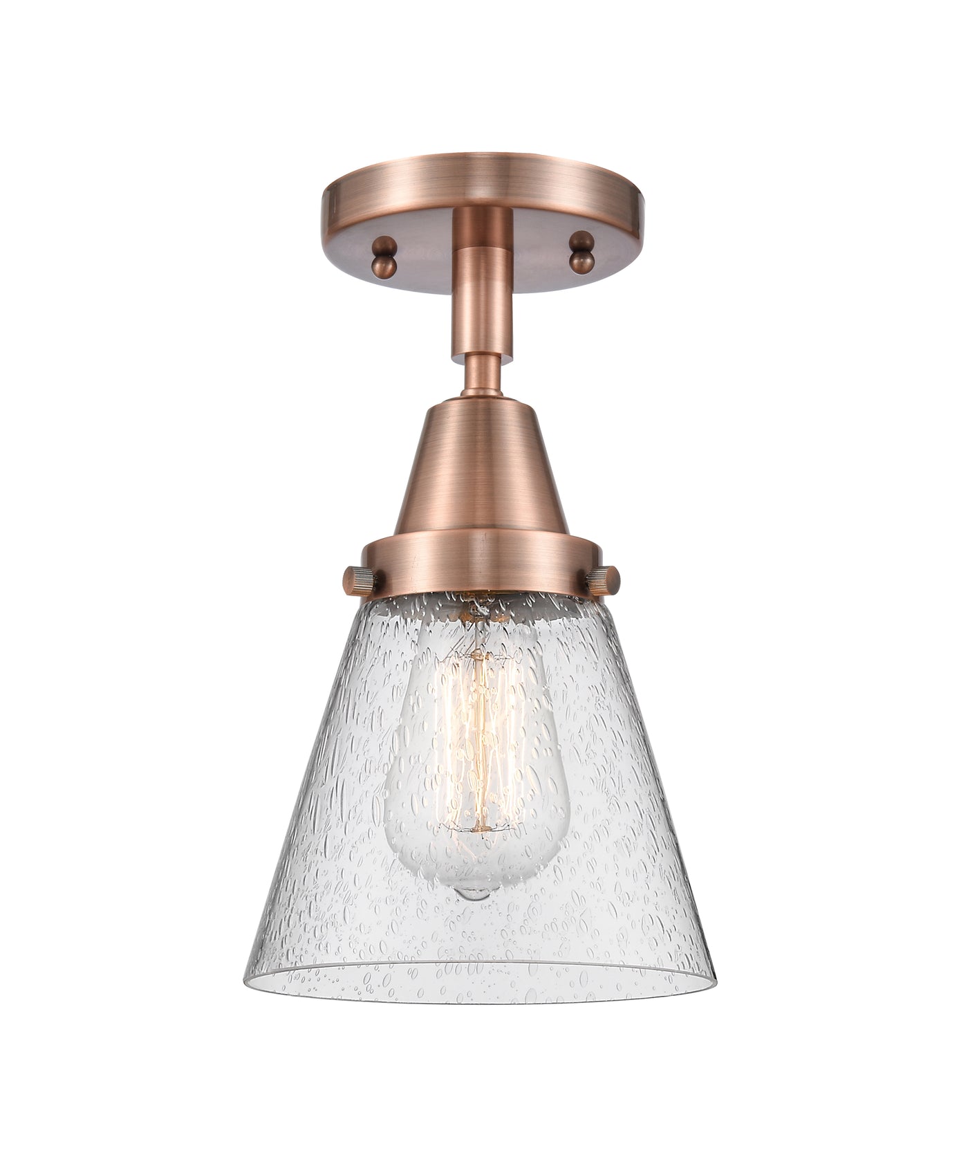 Caden Semi-Flush Mount Brushed Satin Nickel
