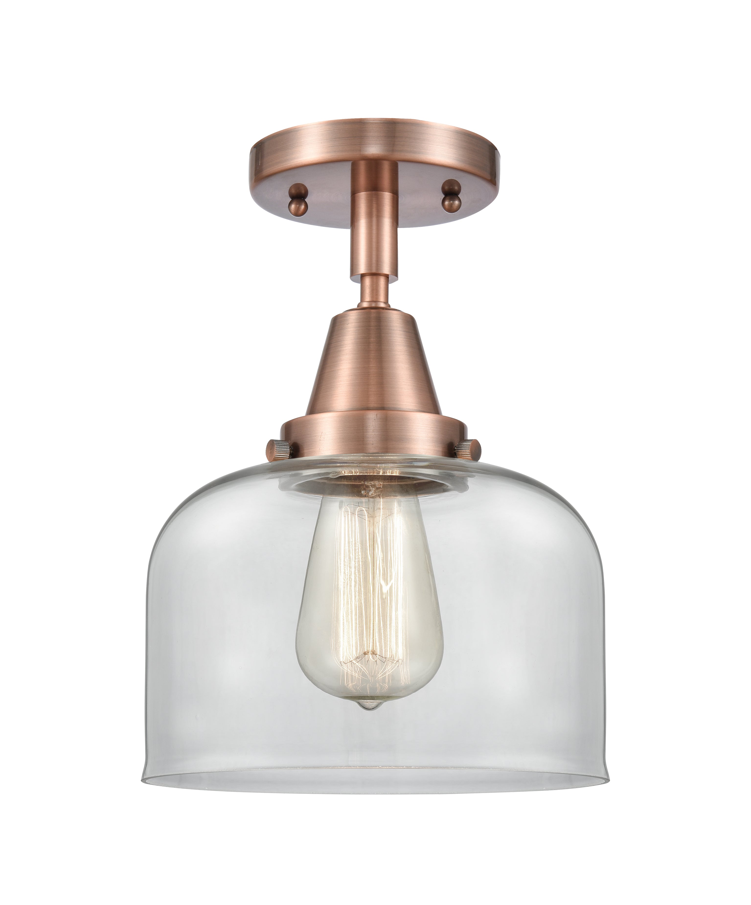 Caden Semi-Flush Mount Brushed Satin Nickel