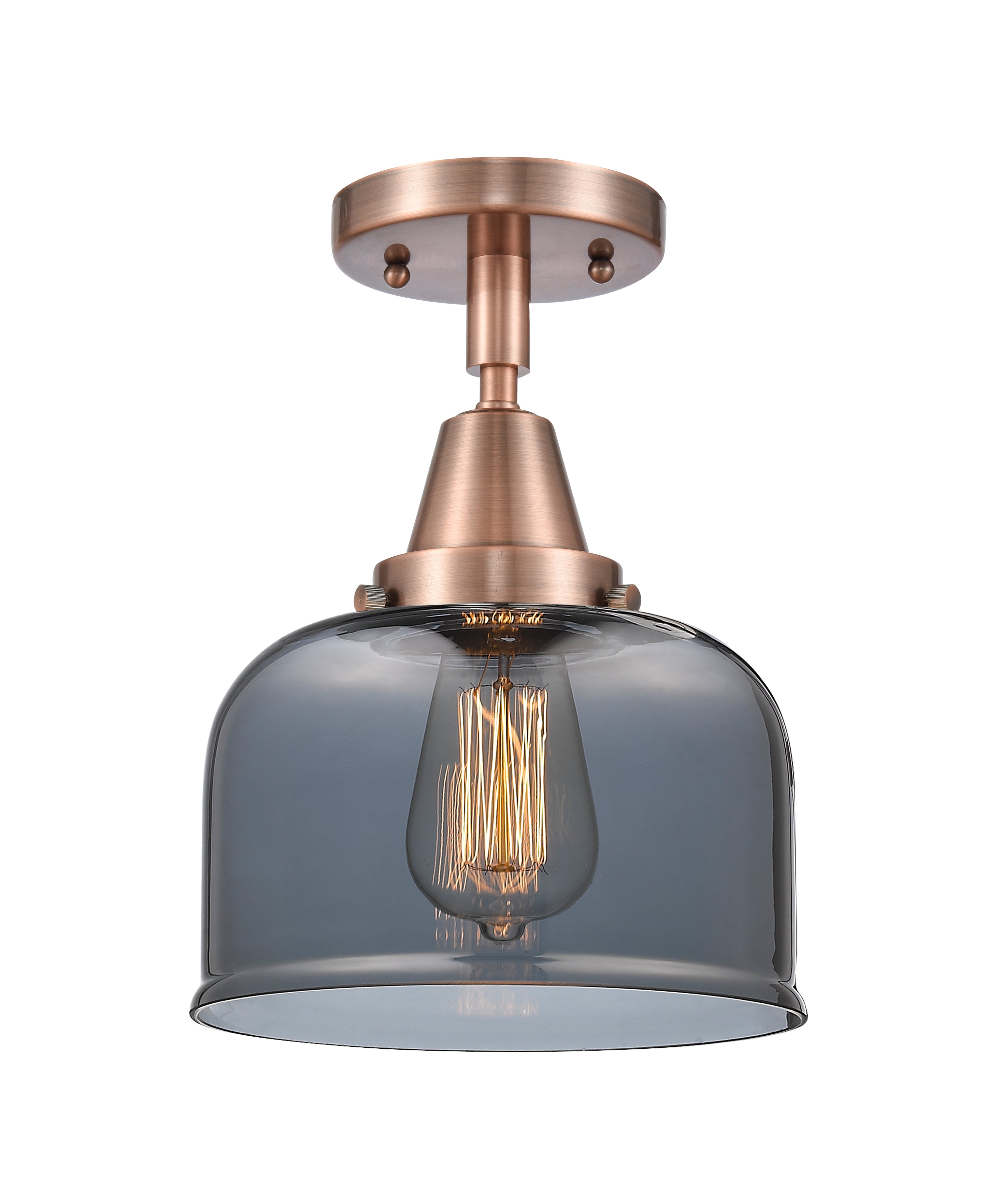 Caden Semi-Flush Mount Brushed Satin Nickel