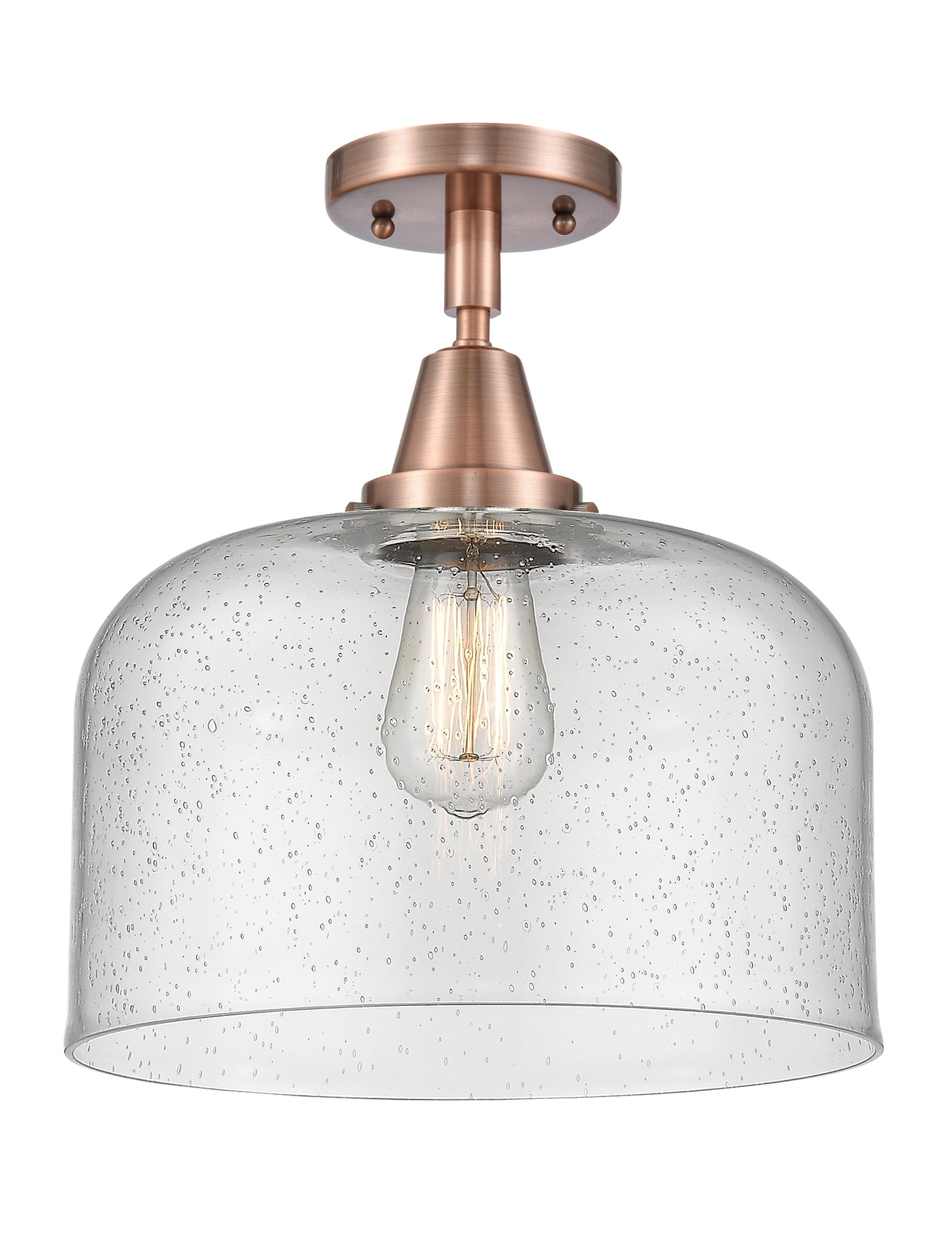 Caden Semi-Flush Mount Brushed Nickel Steel