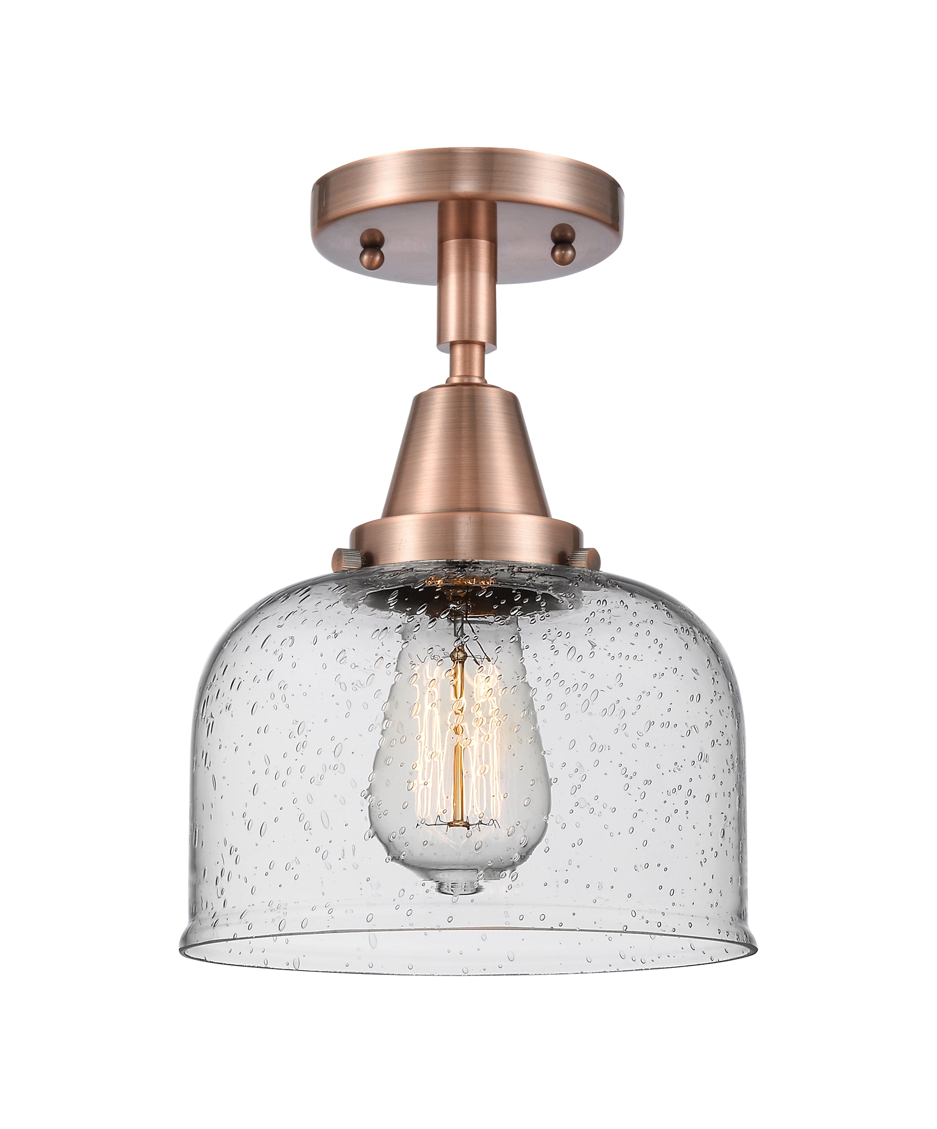 Caden Semi-Flush Mount Brushed Satin Nickel