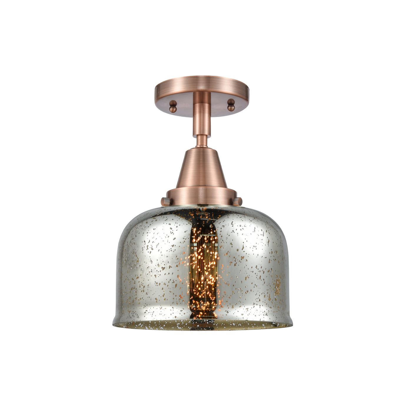 Caden Semi-Flush Mount Brushed Satin Nickel