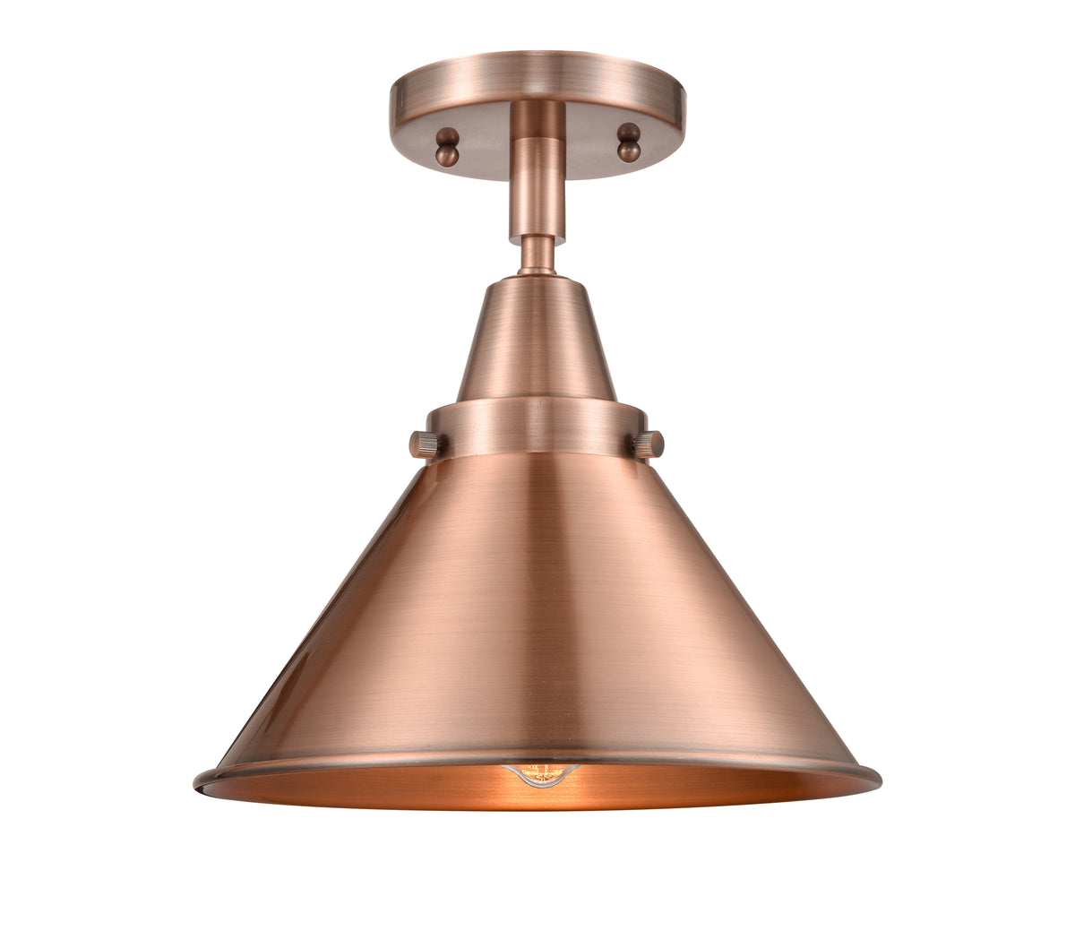 Briarcliff 10-Inch 1-Light Semi-Flush Mount 9.5-Inch High