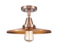 Caden Semi-Flush Mount Brushed Satin Nickel