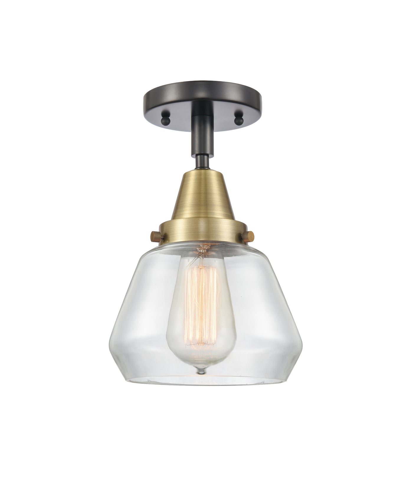 Caden Semi-Flush Mount Brushed Satin Nickel