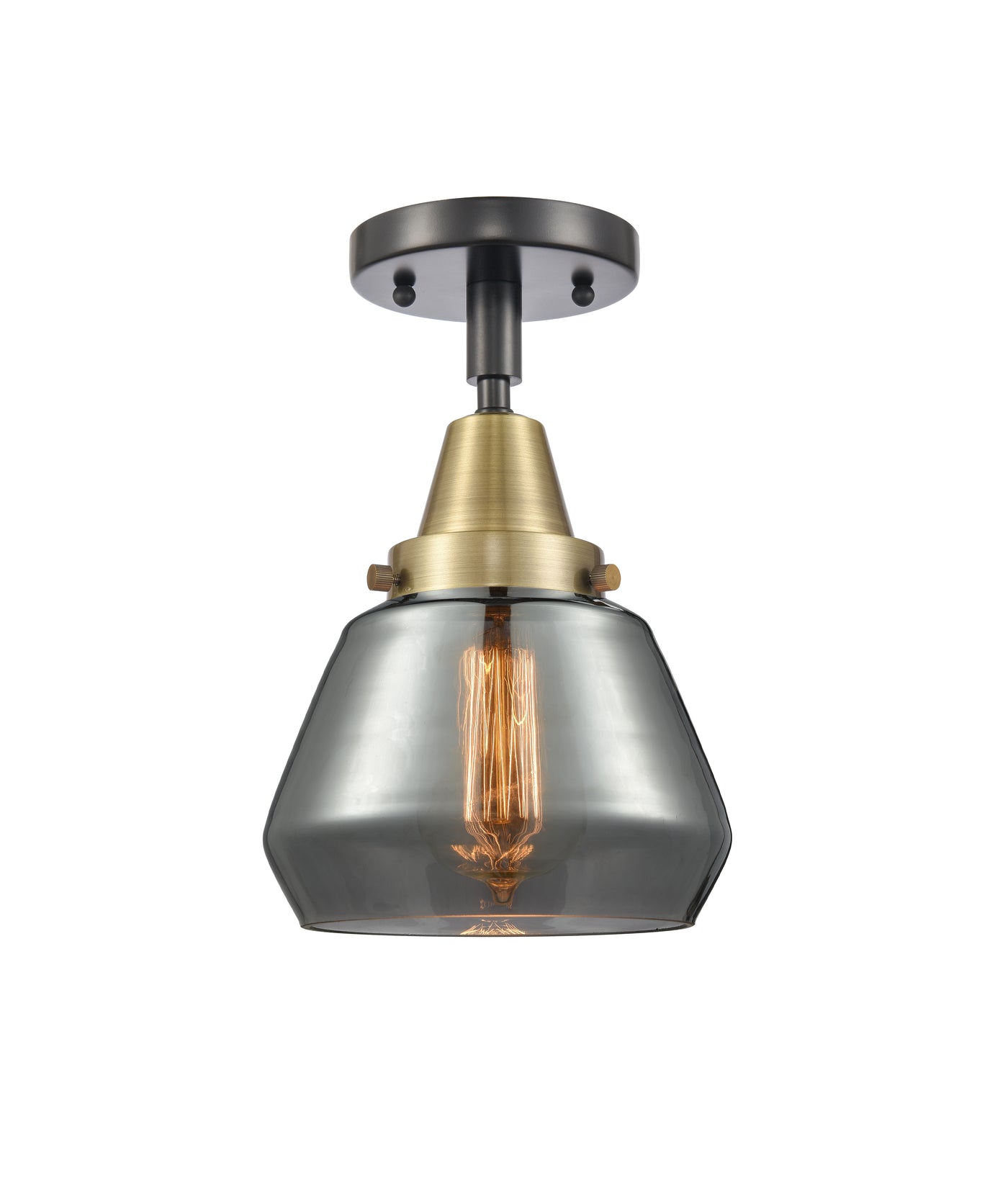 Caden Semi-Flush Mount Brushed Satin Nickel