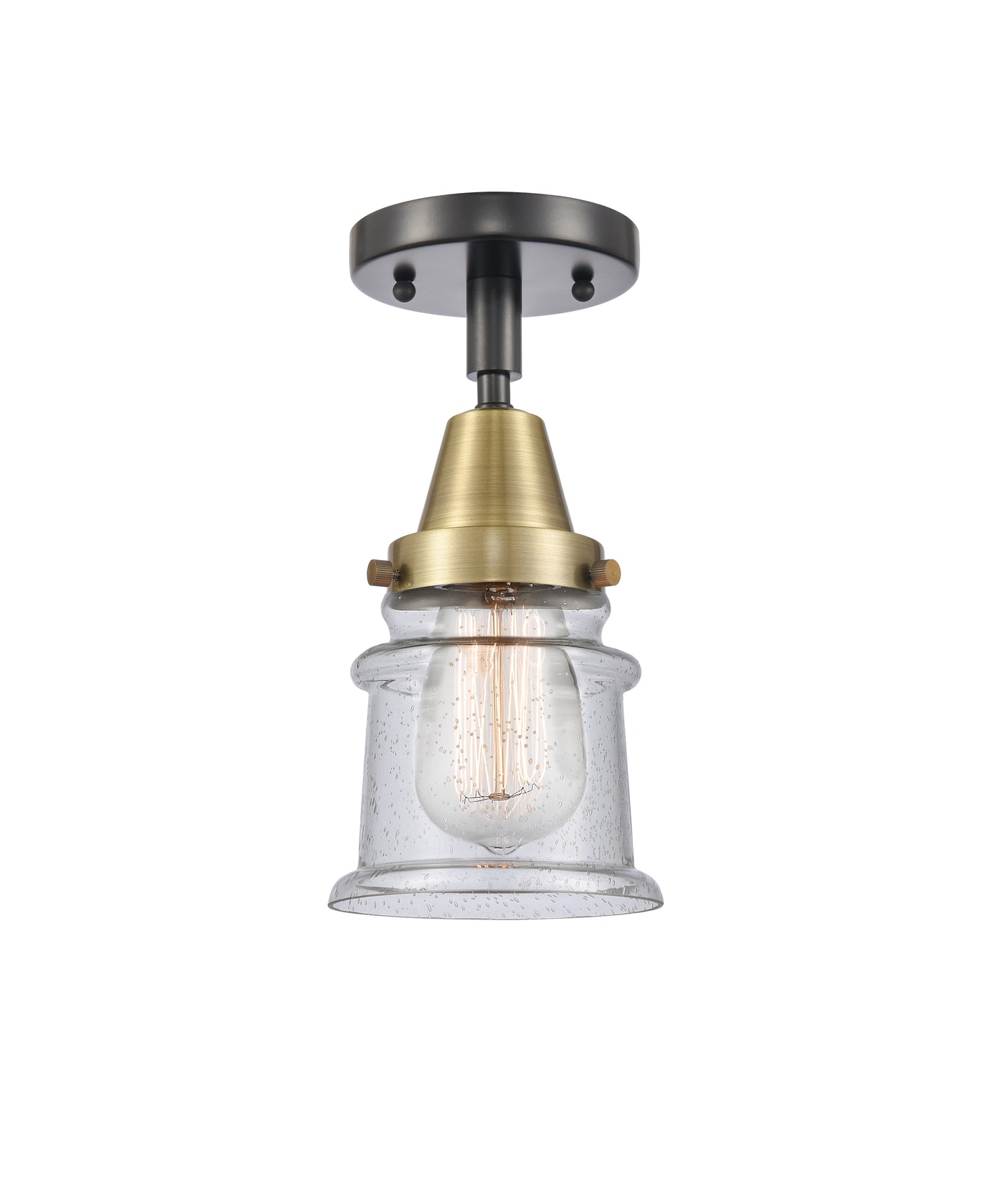 Caden Semi-Flush Mount Brushed Satin Nickel