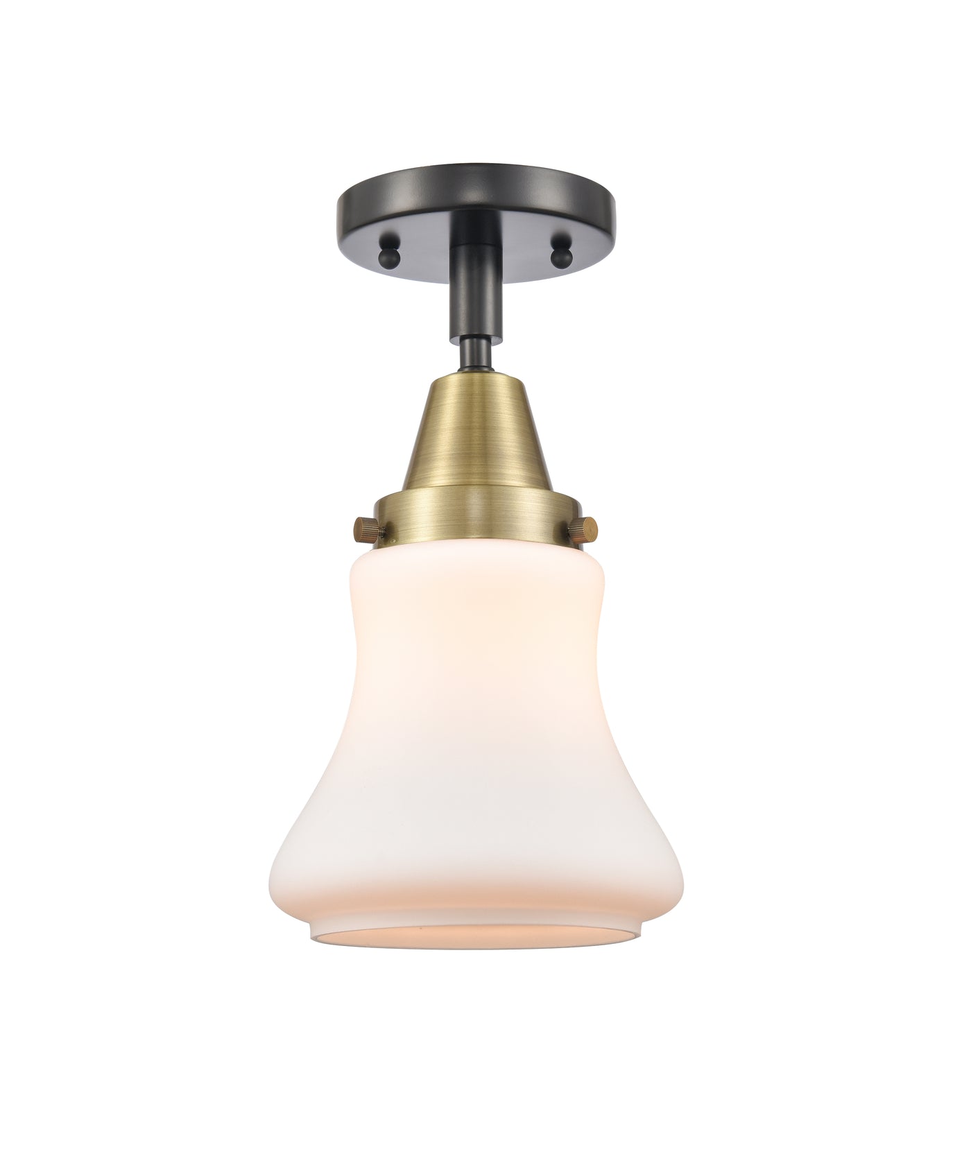 Caden Semi-Flush Mount Brushed Satin Nickel