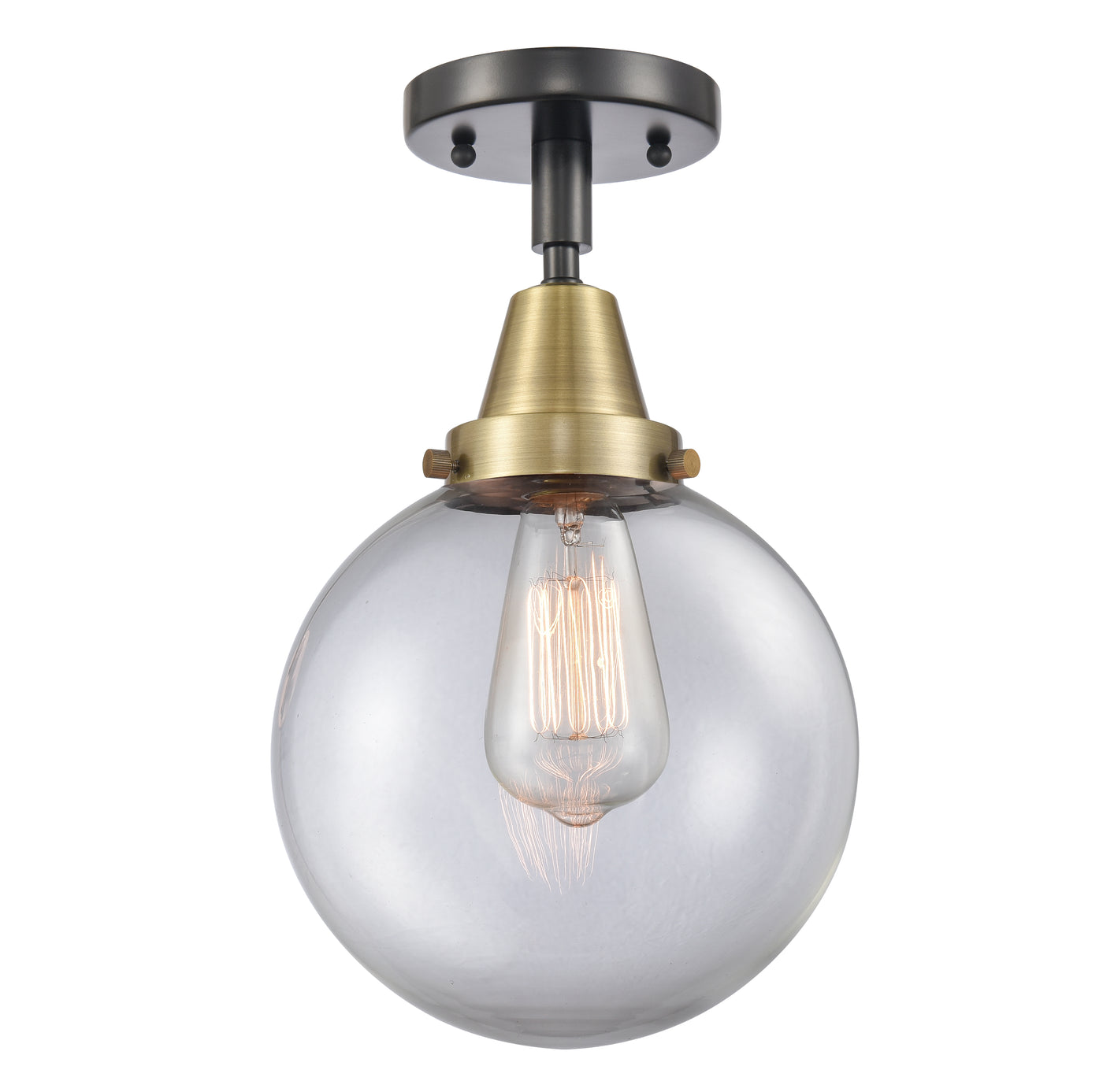Caden Semi-Flush Mount Brushed Satin Nickel