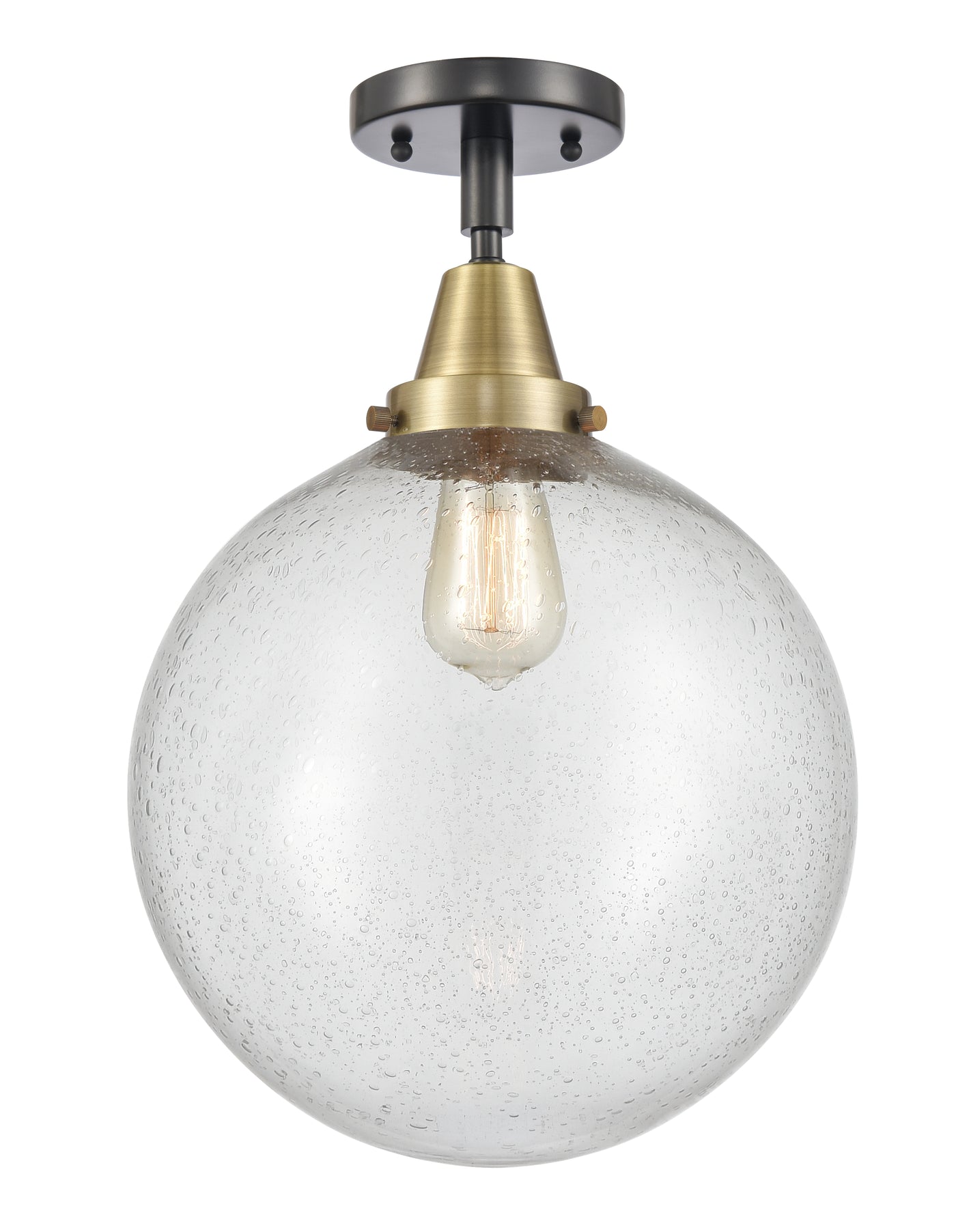 Caden Semi-Flush Mount Brushed Satin Nickel