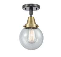 Caden Semi-Flush Brushed Satin Nickel