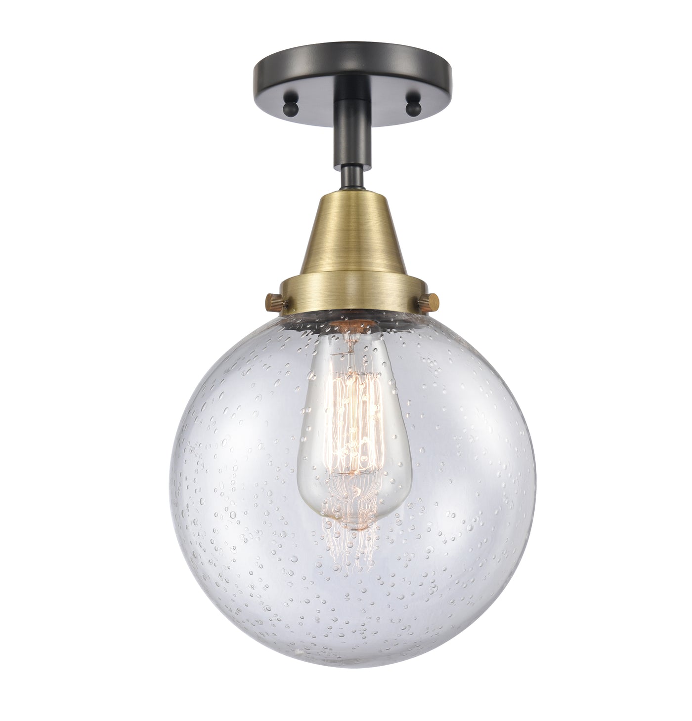 Caden Semi-Flush Mount Brushed Satin Nickel