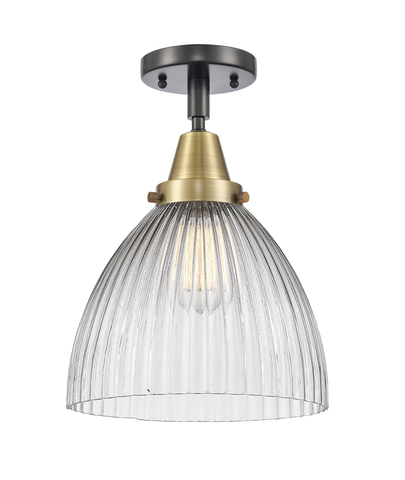 Caden Semi-Flush Mount Brushed Satin Nickel