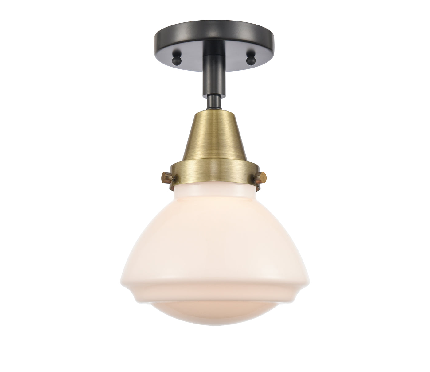 Caden Semi-Flush Mount Brushed Satin Nickel