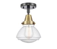 Caden Semi-Flush Mount Brushed Satin Nickel