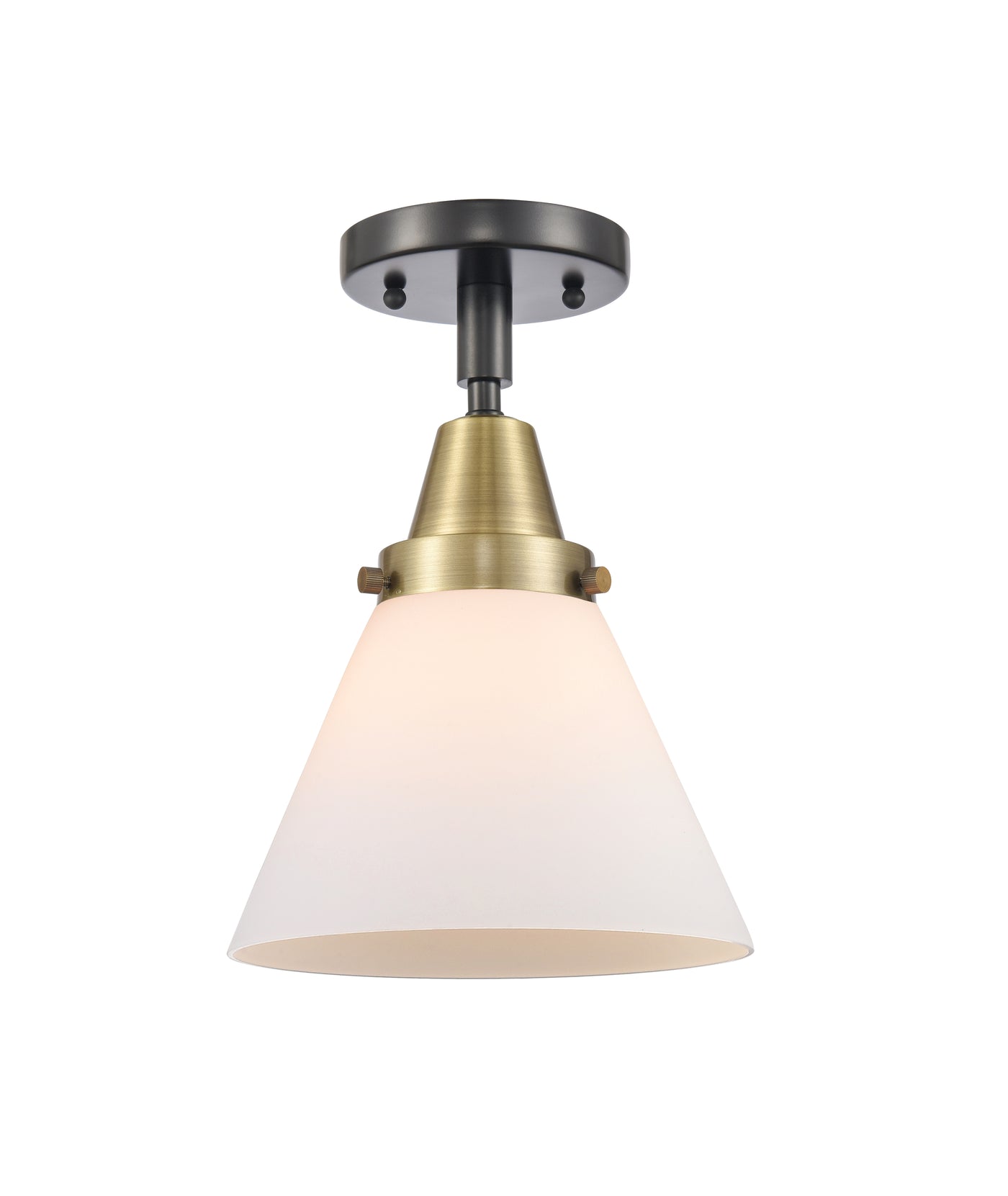 Caden Semi-Flush Mount Brushed Satin Nickel