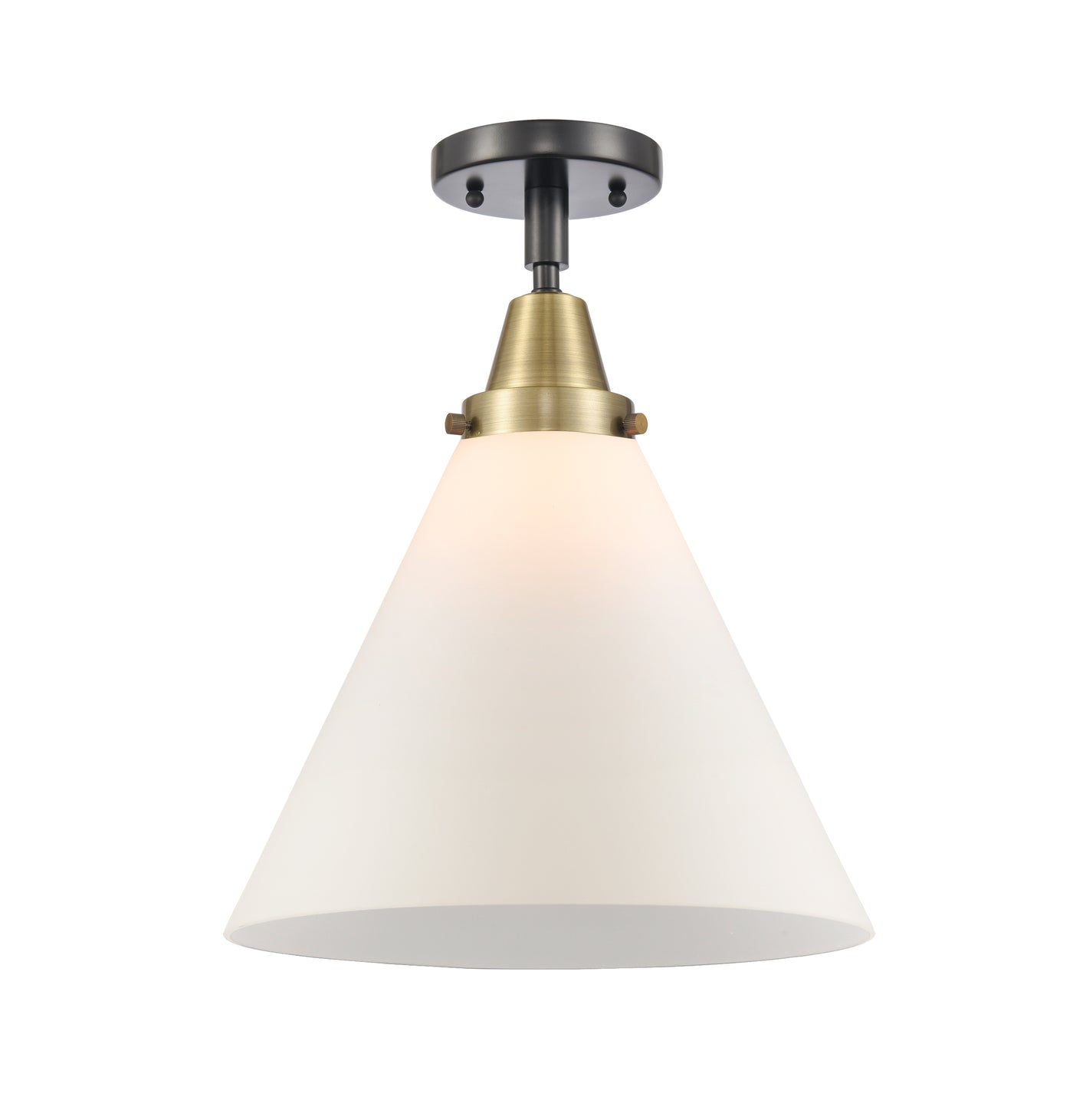 Caden Semi-Flush Mount Brushed Satin Nickel