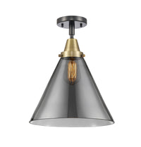 Caden Semi-Flush Brushed Satin Nickel
