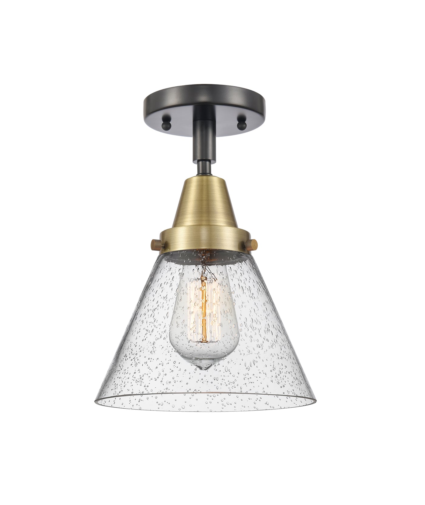 Caden Semi-Flush Mount Brushed Satin Nickel