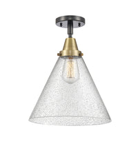Caden Semi-Flush Mount Brushed Satin Nickel
