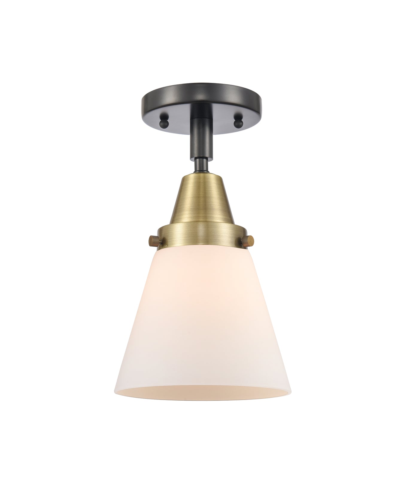 Caden Semi-Flush Mount Brushed Satin Nickel