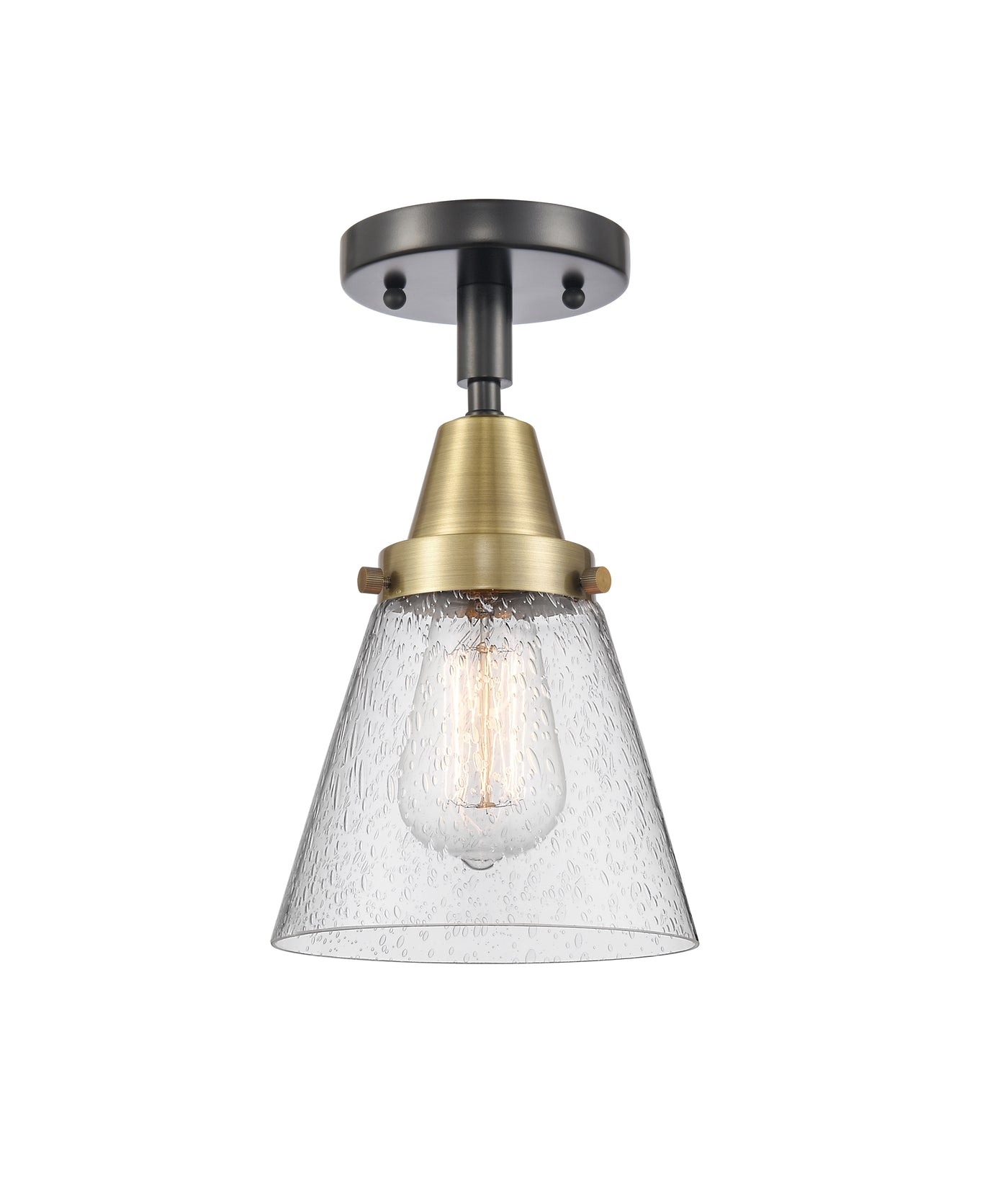 Caden Semi-Flush Mount Brushed Satin Nickel