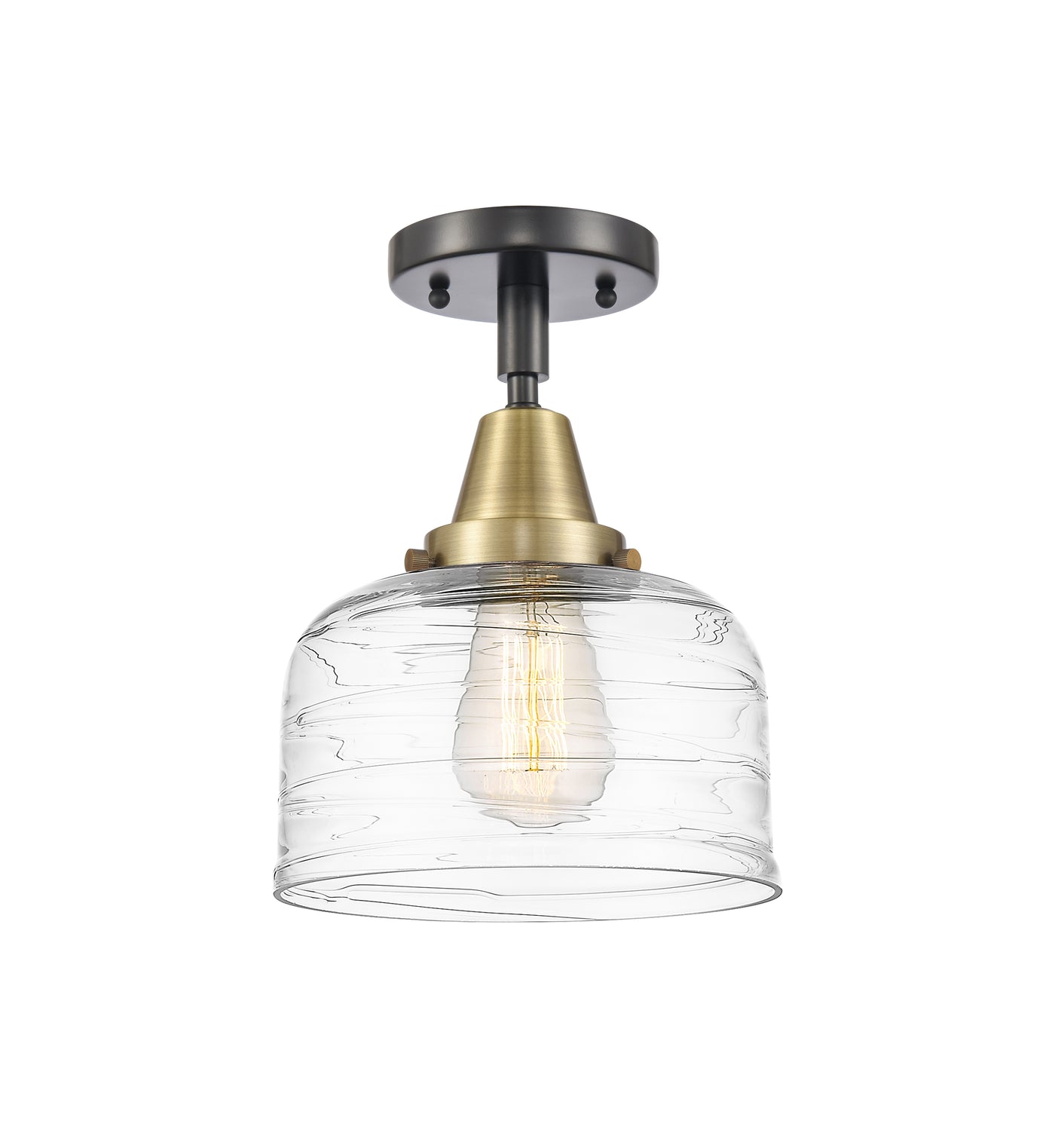 Caden Semi-Flush Mount Brushed Satin Nickel