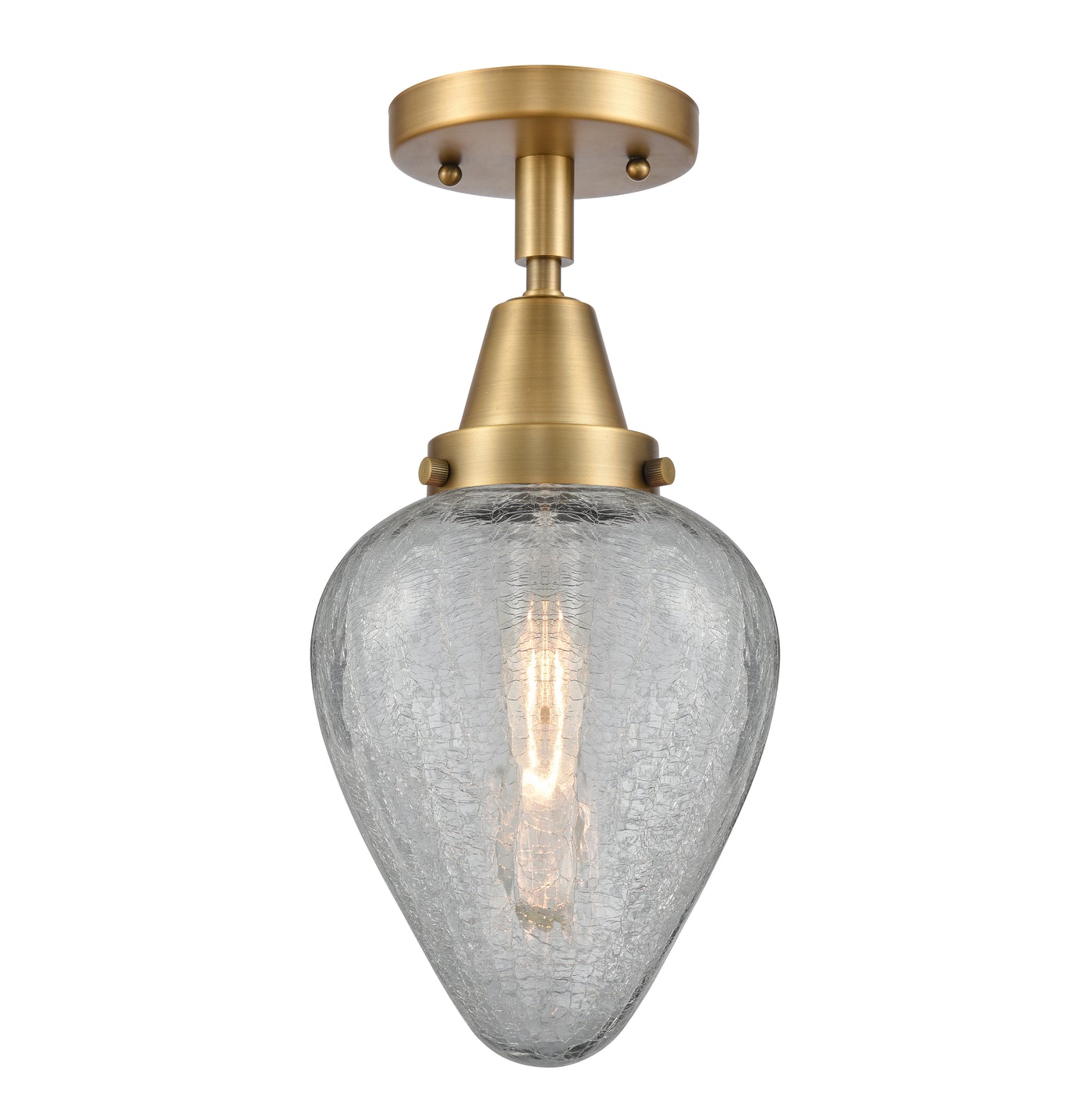 Caden Semi-Flush Mount Brushed Satin Nickel