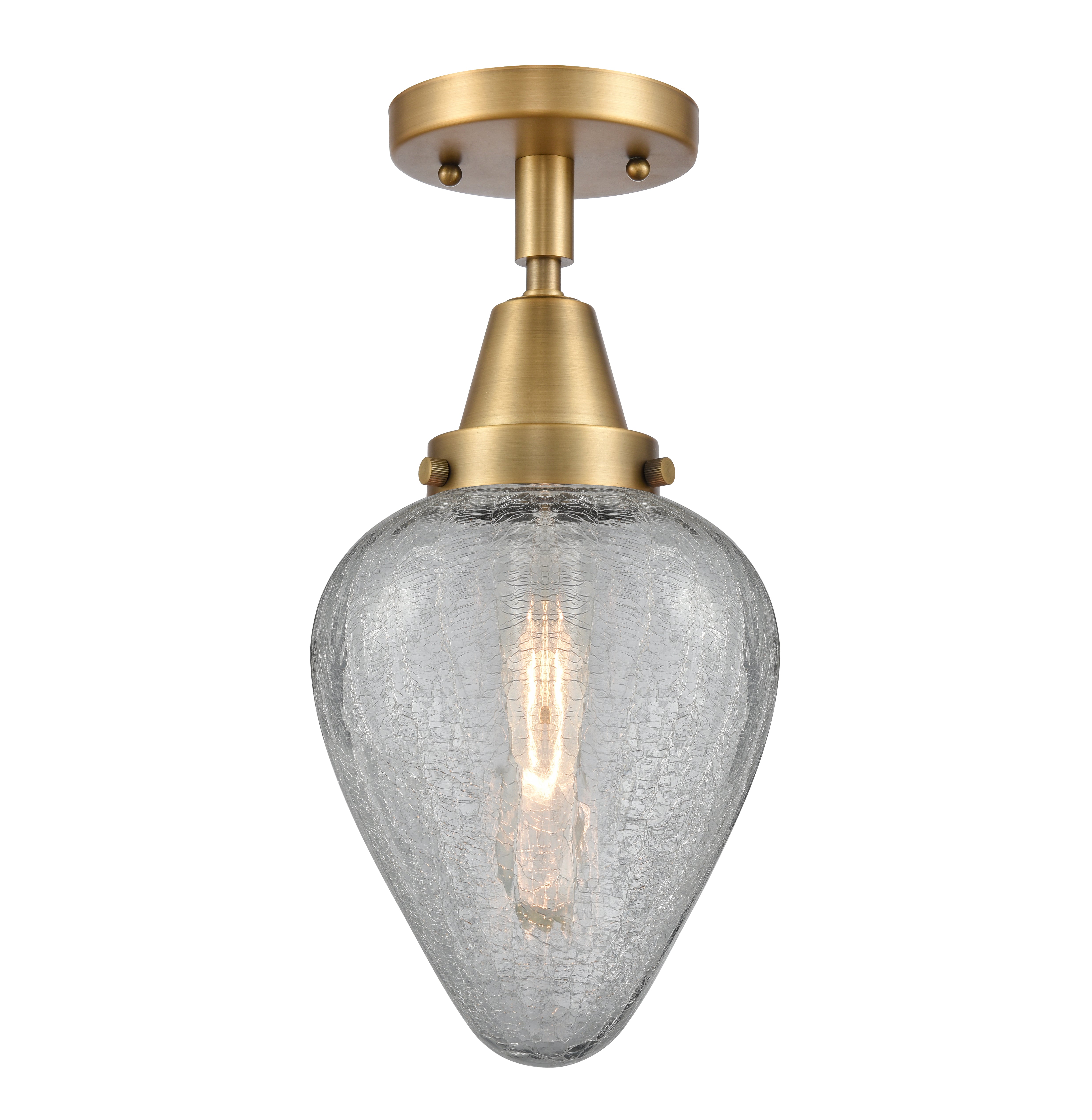 Caden Semi-Flush Mount Brushed Satin Nickel