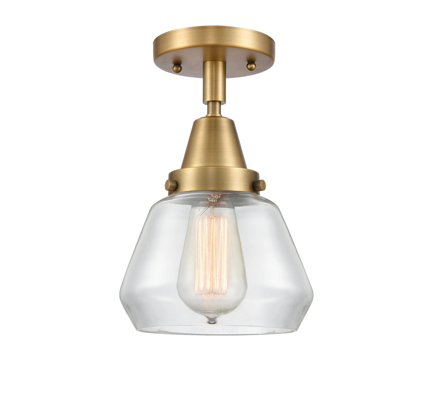 Caden Semi-Flush Mount Brushed Satin Nickel