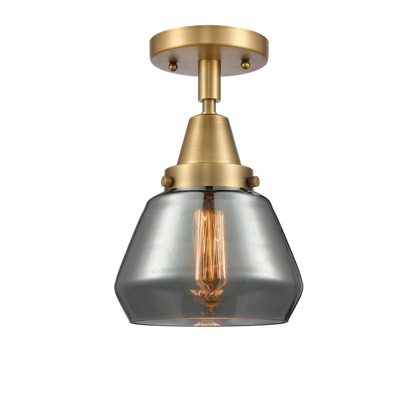 Caden Semi-Flush Mount Brushed Satin Nickel