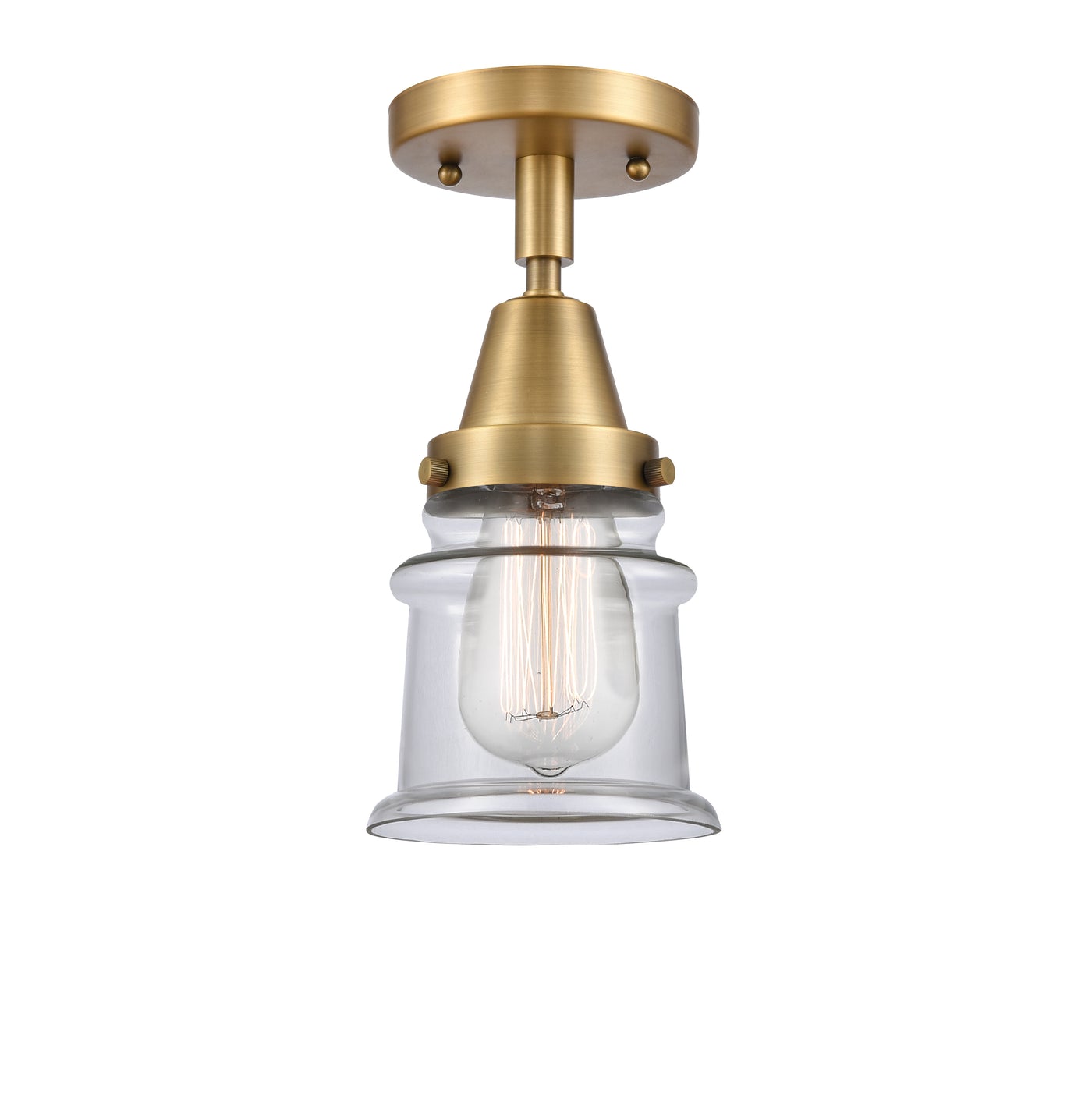 Caden Semi-Flush Mount Brushed Satin Nickel