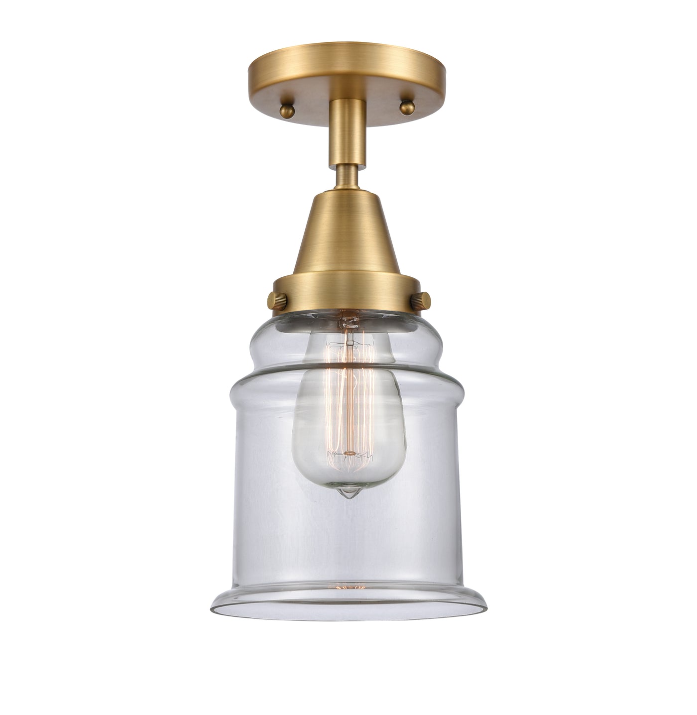 Caden Semi-Flush Mount Brushed Satin Nickel