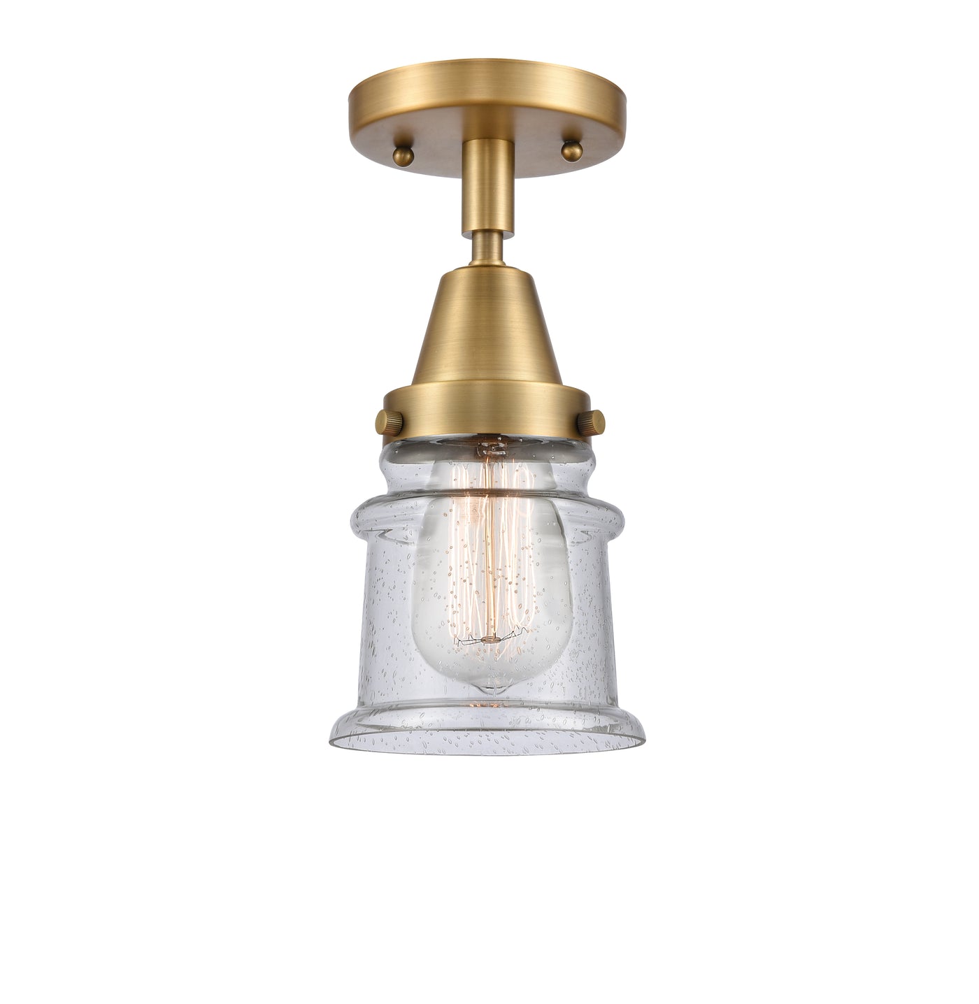 Caden Semi-Flush Mount Brushed Satin Nickel