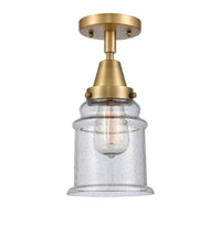 Caden Semi-Flush Mount Brushed Satin Nickel