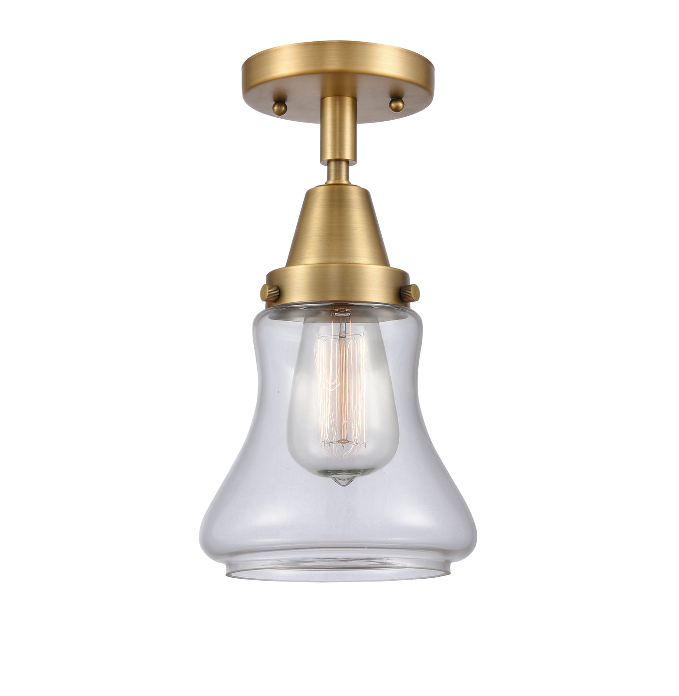 Caden Semi-Flush Mount Brushed Satin Nickel