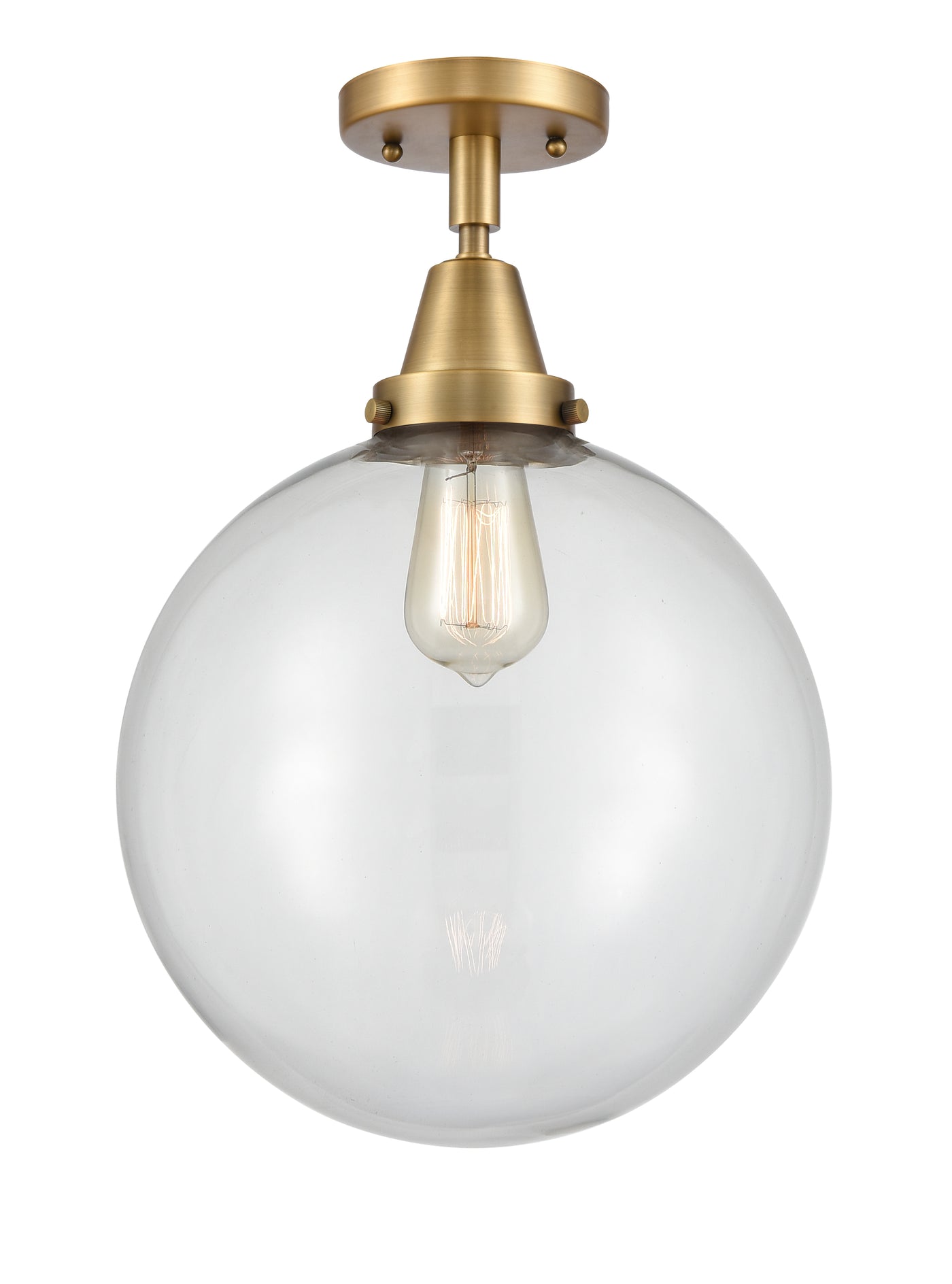 Caden Semi-Flush Mount Brushed Satin Nickel