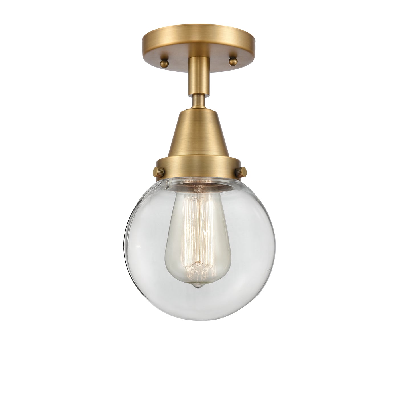 Caden Semi-Flush Mount Brushed Satin Nickel