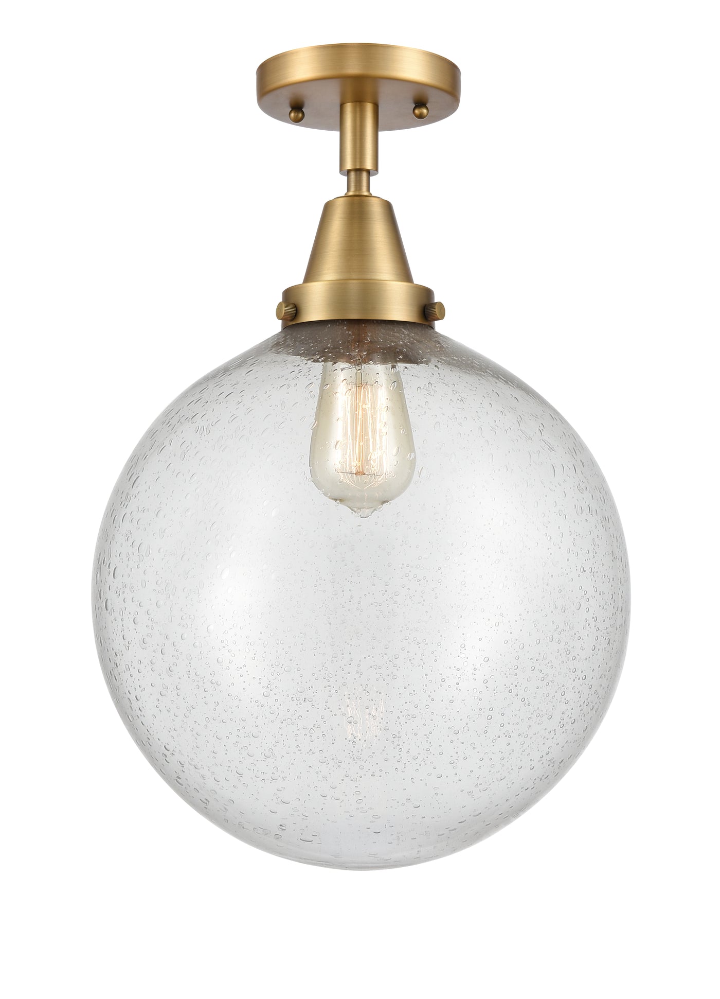 Caden Semi-Flush Mount Brushed Satin Nickel