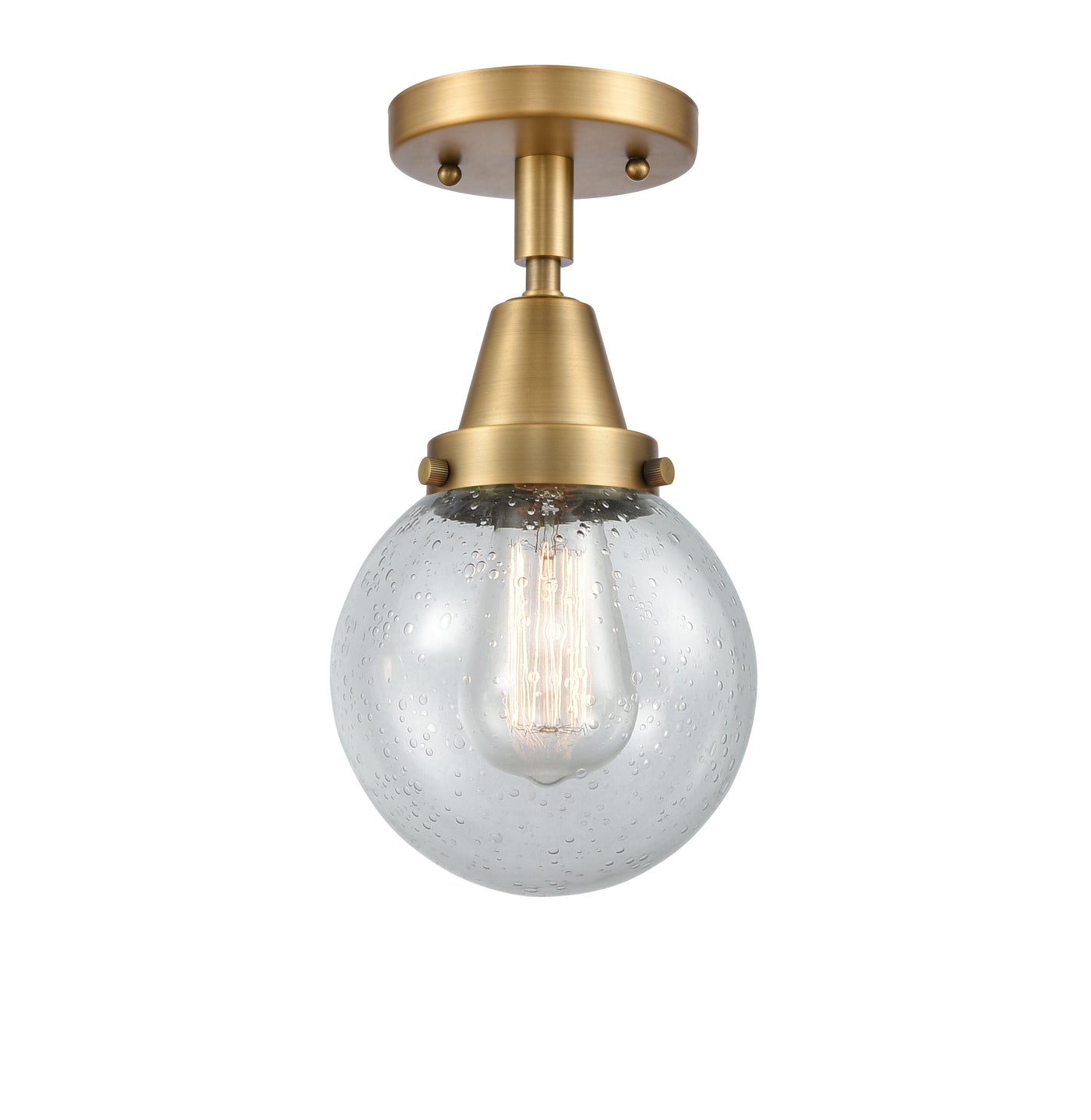 Caden Semi-Flush Brushed Satin Nickel