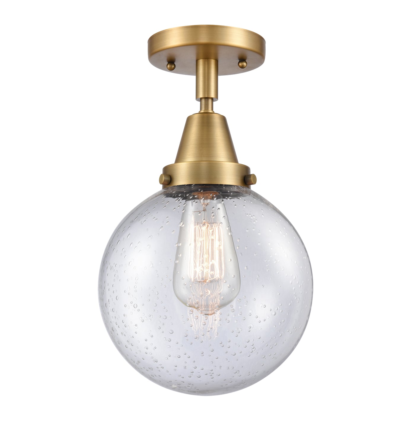 Caden Semi-Flush Mount Brushed Satin Nickel