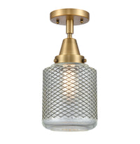 Caden Semi-Flush Mount Brushed Satin Nickel