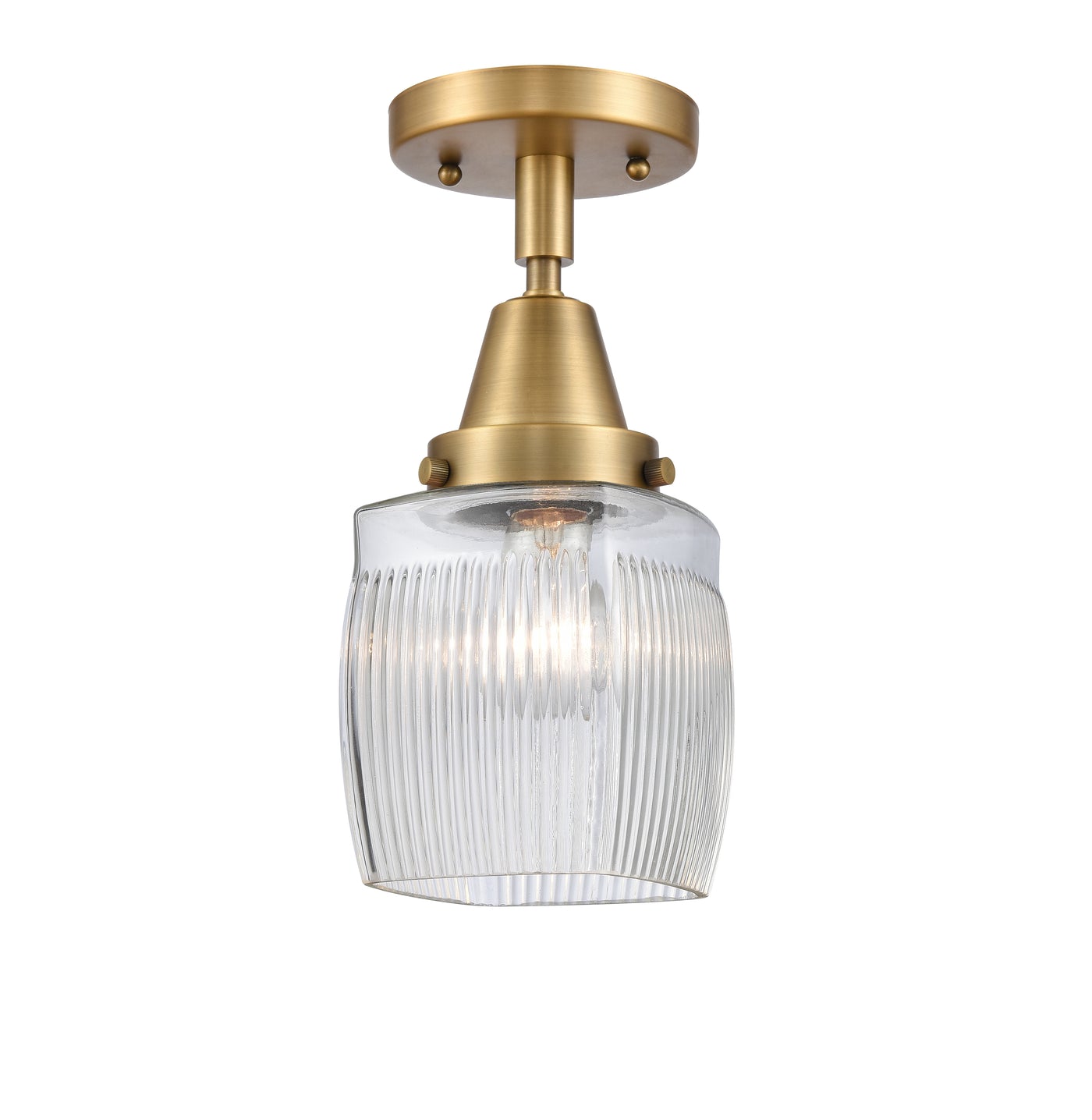 Caden Semi-Flush Mount Brushed Satin Nickel