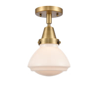 Caden Semi-Flush Mount Brushed Satin Nickel