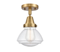Caden Semi-Flush Mount Brushed Satin Nickel