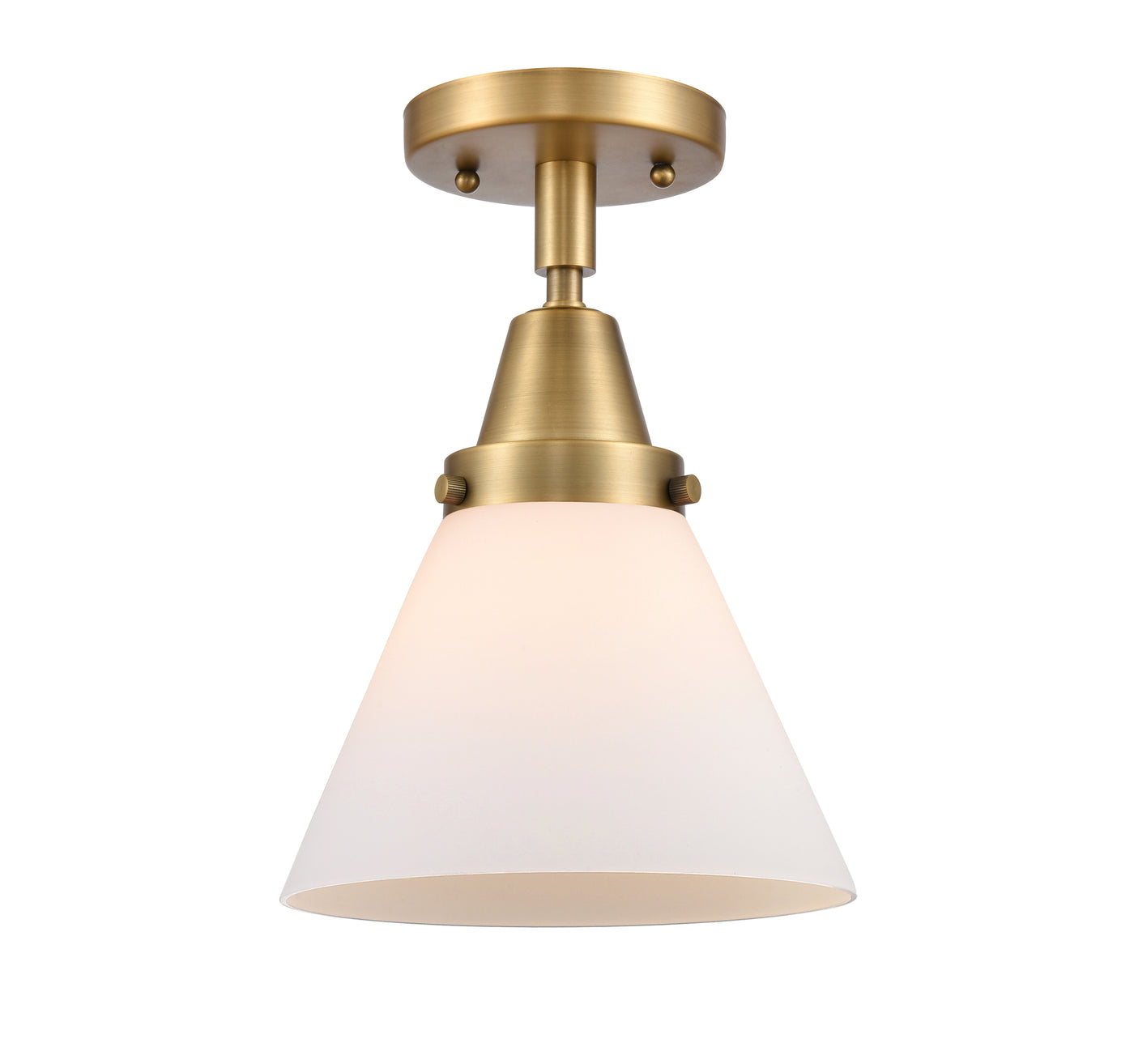 Caden Semi-Flush Mount Brushed Satin Nickel